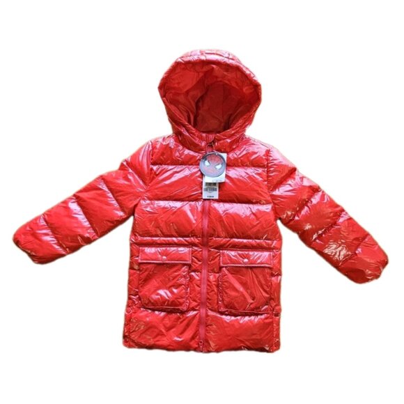 NEW Jeanswest Marvel Spider-Man Boys 7-9/Years Red Down Puffer Coat Size 130/64 - Picture 1 of 13